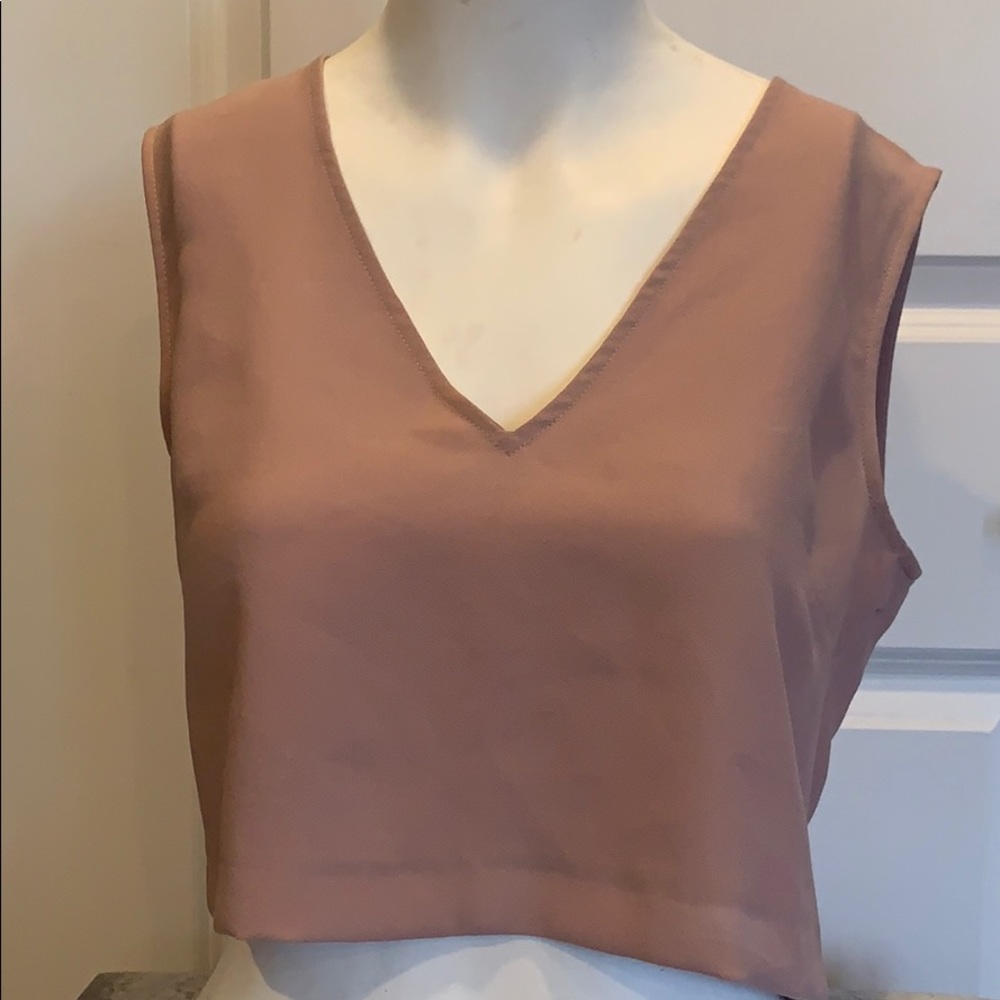 Zara crop top Blush color size XS